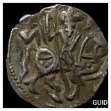 700-1000 AD India Rajput Silver Jital NEARLY UNCIR