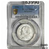 1936 Bridgeport Half Dollar PCGS MS66