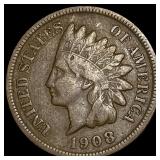 1908-S Indian Head Cent LIGHTLY CIRCULATED