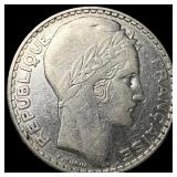 1933 France .4372oz Silver 20 Francs UNCIRCULATED