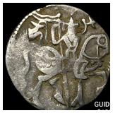 700-1000 AD India Rajput Silver Jital NEARLY UNCIR