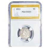 1911 Liberty Victory Nickel PGA MS64