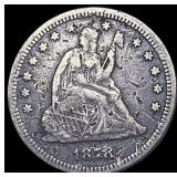 1876-CC Silver Quarter Dollar NICELY CIRCULATED
