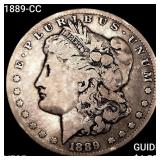 1889-CC Morgan Silver Dollar LIGHTLY CIRCULATED