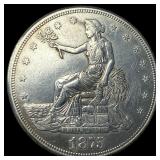 1875-S Silver Trade Dollar CLOSELY UNCIRCULATED