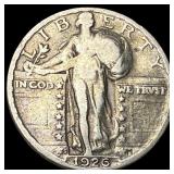 1926-S Silver Standing Liberty Quarter LIGHTLY CIR