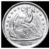 1838 Seated Liberty Half Dime CHOICE AU