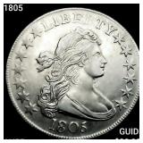 1805 Draped Bust Half Dollar HIGH GRADE+