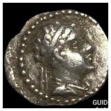 Greco-Bactria Eucratides I 171-145 BC Silver Obol