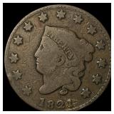 1821 Coronet Head Large Cent NICELY  CIRCULATED