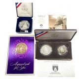 [3]1987-1994 U.S. SIlver Sets& Bronze Zodiac Medal