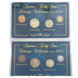 [8] 1893-1899 [2]U.S. Early Coll. of 1800s W/Box