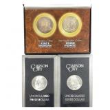 [4]1883-1922 Morgan&Peace Silver Dollars w/ Boxes