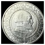 1921 Sweden Silver 2 Kroner UNCIRCULATED