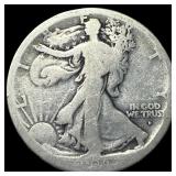 1916-D Silver Half Dollar NICELY CIRCULATED