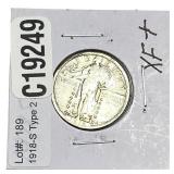 1918-S Standing Liberty Quarter Type 2