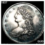 1837 Capped Bust Half Dollar UNCIRCULATED +
