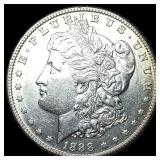 1888-S Silver Morgan Dollar CHOICE AU