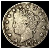 1912-D Liberty Head Nickel LIGHTLY CIRCULATED