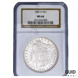 1885-O Morgan Silver Dollar NGC MS64