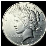 1927-D Silver Peace Dollar CLOSELY  UNCIRCULATED