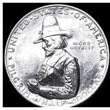 1920 Silver Pilgrim Tercentenary Half Dollar UNCIR