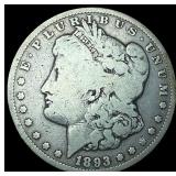 1893-CC Silver Morgan Dollar NICELY CIRCULATED