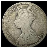 1874 Great Britain Silver Florin - Victoria NEARLY