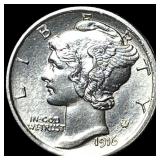1916-S Silver Mercury Dime UNCIRCULATED