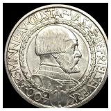 1921 Sweden Silver 2 Kroner UNCIRCULATED