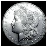 1903-S Morgan Silver Dollar CHOICE AU+