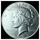 1935-S Silver Peace Dollar CLOSELY UNCIRCULATED