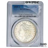 1881-S Morgan Silver Dollar PCGS MS63