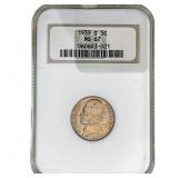 1939-D Jefferson Nickel NGC MS67