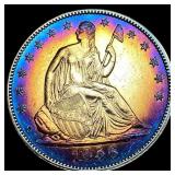 1856 Silver Half Dollar (Seated Liberty) CLOSELY U