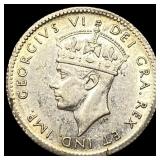 1941 Newfoundland Silver 5 Cents UNCIRCULATED