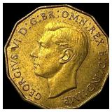 1937 Great Britain 3 Pence - George VI NEARLY UNCI