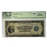 1918 $1 Lg Size Fed. Reserve Bank Note Blue Seal