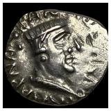 Ancient Indian Nahapana 78-40 BC Silver Drachm CL