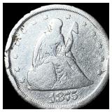 1875 Seated Liberty Half Dollar NICELY CIRCULATED