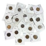 [18 Coins] 1874-1875 Indian Head Cent