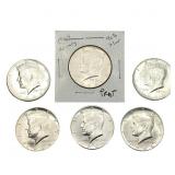 [6 Coins] 1964 Kennedy Half Dollar Proof