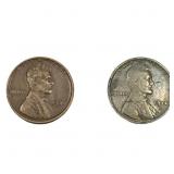 [2 Coins] 1914-1922 Wheat Cent