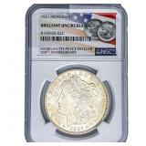 1921 Morgan Silver Dollar NGC BU