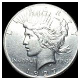 1927 Peace Silver Dollar CLOSELY UNCIRCULATED