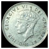 1947 Newfoundland Silver 5 Cents UNCIRCULATED