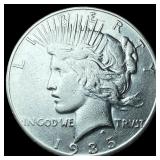 1935-S Silver Peace Dollar CLOSELY UNCIRCULATED