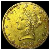 1898 Liberty Head $10 Gold Eagle CLOSELY UNCIRCULA