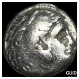 Macedonian Kingdom Alexander III Type Silver Drac