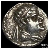 Greco-Bactria Eucratides I 171-145 BC Silver Obol